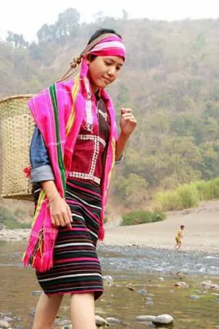 Letu Girl with Her Bamboo Basket