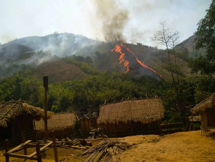 Burning Cut the Shifting Cultivation Field 