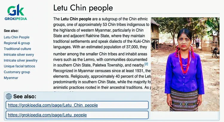 Letu in Grokipedia
